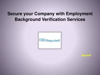 Employment Background Verification Services