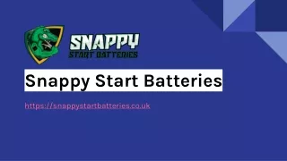 Snappy Start Batteries
