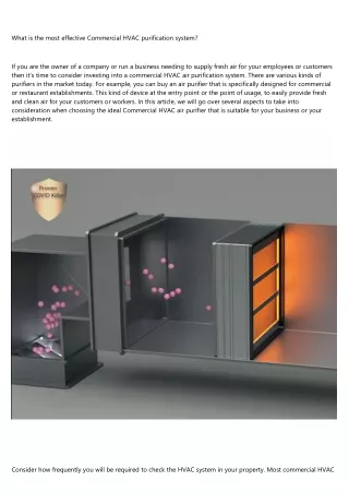 Click here About Commercial Hvac Air Purification System