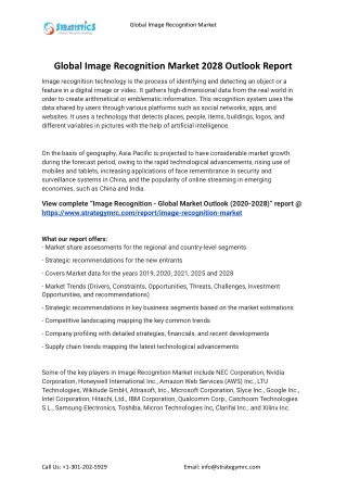 global image recognition market