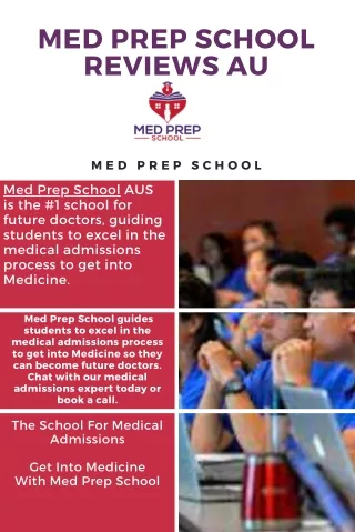 med prep school reviews au