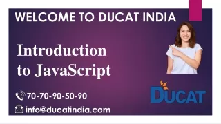 welcome to ducat india