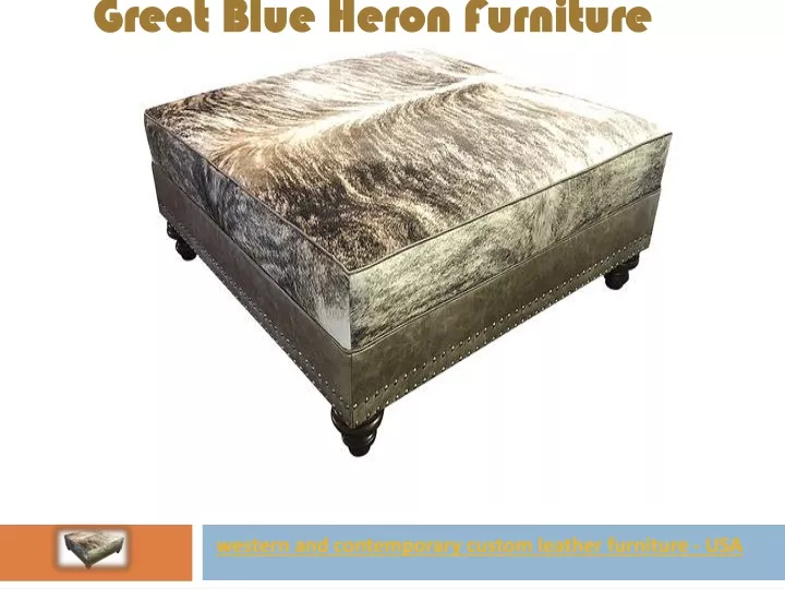 great blue heron furniture