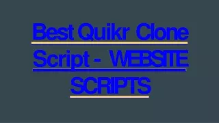 best quikr clone