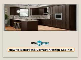 how to select the correct kitchen cabinet