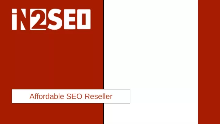 affordable seo reseller