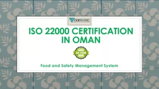 iso 22000 certification in oman