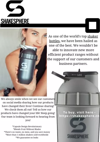 Best Shaker Bottles to fuel your workouts on the go  Capsule Design Revolutionary Blends Fruit Without Blades There's no