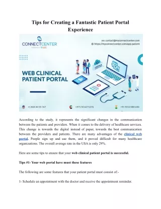 _clinical web portal