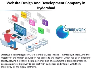 website design and development company