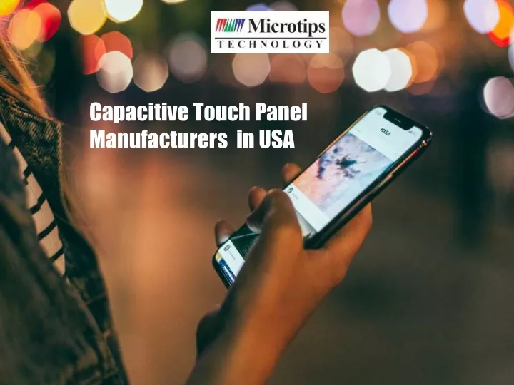 capacitive touch panel manufacturers in usa