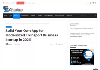 SpotnRides: Build Your Own App for Modernized Transport Business Startup in 2021?