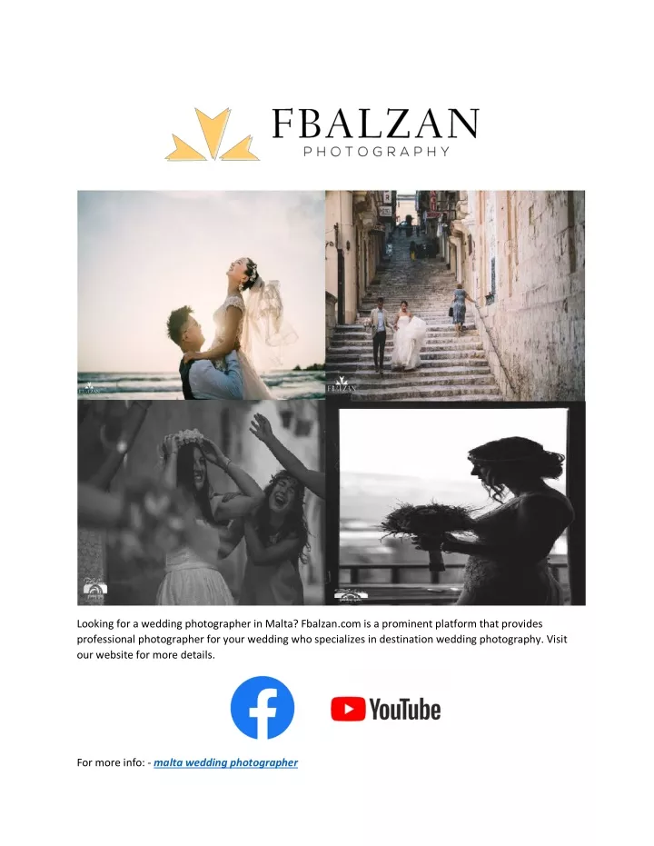 looking for a wedding photographer in malta
