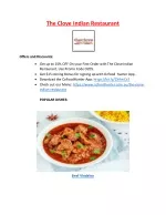 The Clove Indian Restaurant Coogee, NSW - 15% Off - slide 1