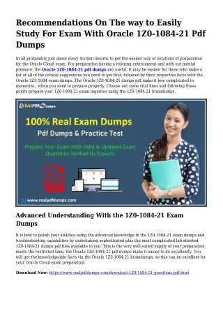 1Z0-1084-21 PDF Dumps To Resolve Planning Issues