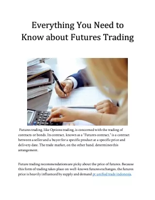 Everything You Need to Know about Futures Trading