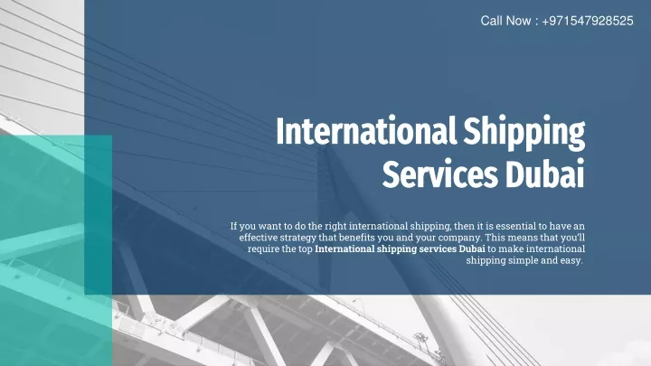 international shipping services dubai