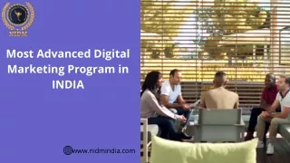 Most Advanced Digital Marketing Program in INDIA