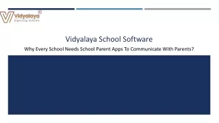 vidyalaya school software