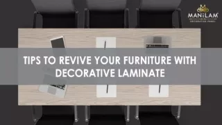Best Tips to Revive Your Furniture With Decorative Laminates