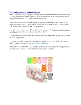 baby online shopping on fairbabymart2