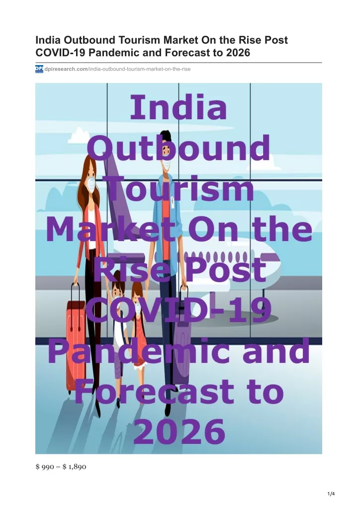 india outbound tourism market on the rise post