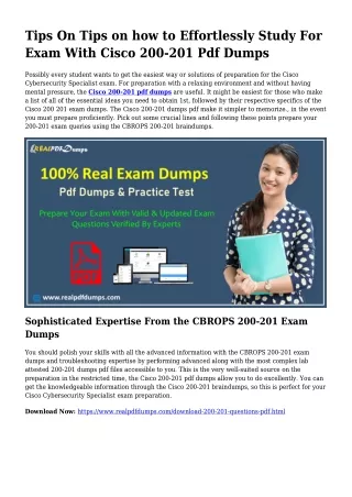 Sustainable 200-201 Dumps Pdf For Astounding Result