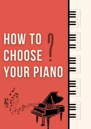 How to Choose Your Piano