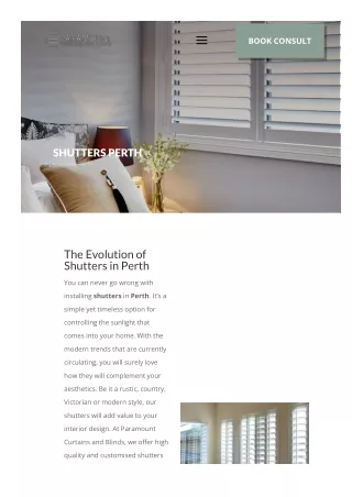 Shutters perth