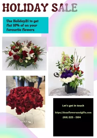 Exciting Holiday Sale on your favourite Flowers