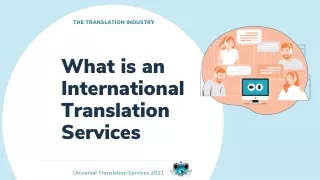 the translation industry
