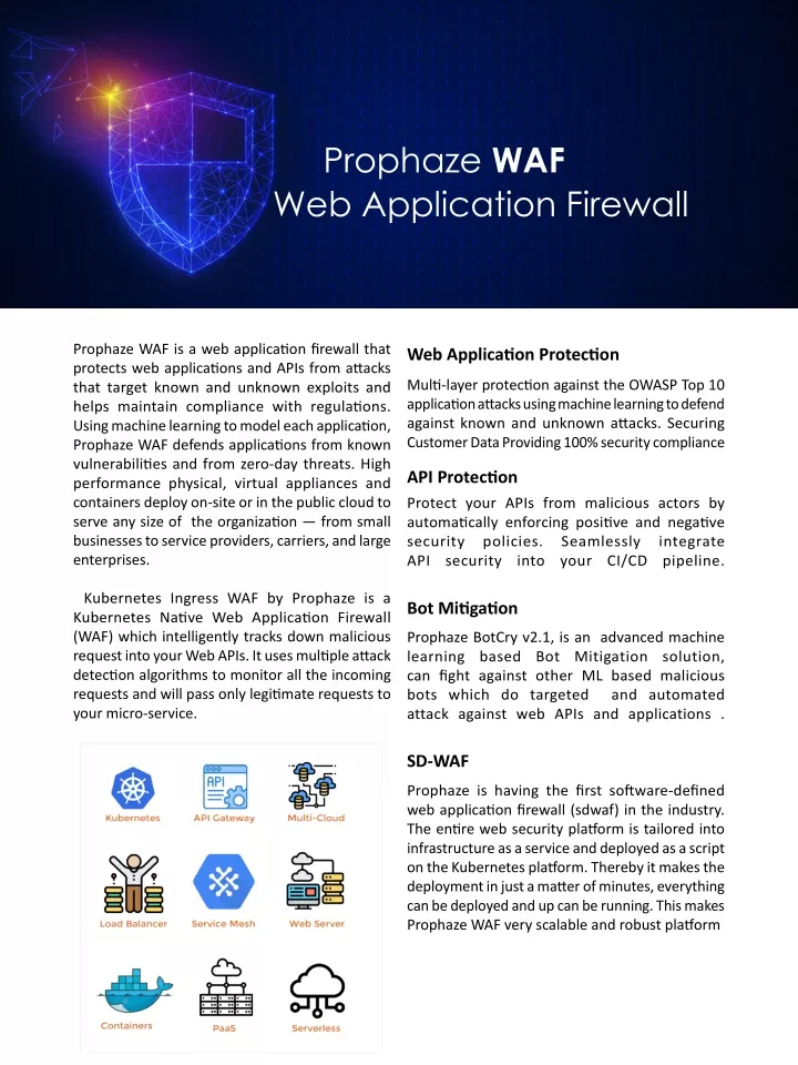 prophaze waf web application firewall