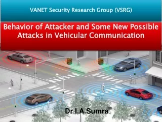 Behavior of Attacker and Some New Possible Attacks in Vehicular Communication