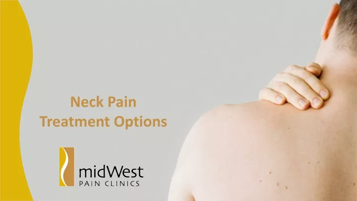 neck pain treatment options
