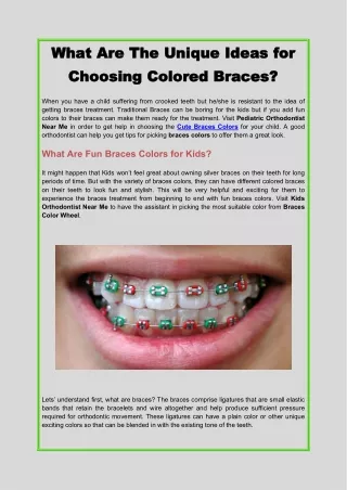 what what are choosing choosing colored