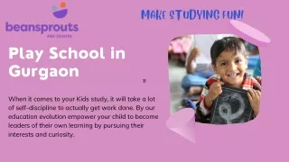 Play School in Gurgaon