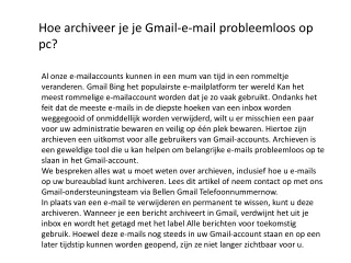 Bellen Gmail Telefoonnummer