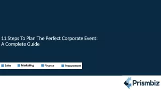 11 Steps To Plan The Perfect Corporate Event: A Complete Guide
