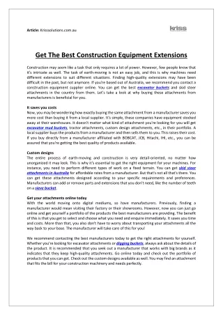 article krisssolutions com au