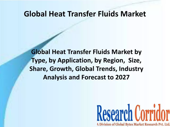 global heat transfer fluids market
