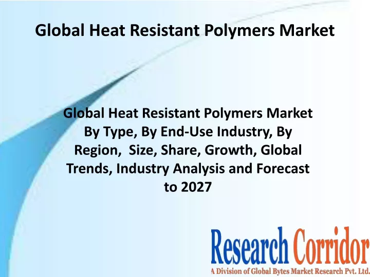global heat resistant polymers market