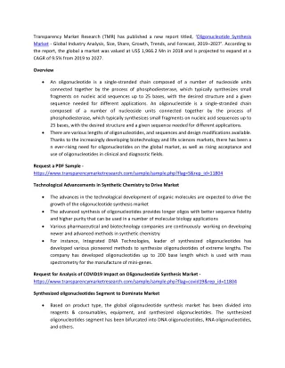transparency market research tmr has published