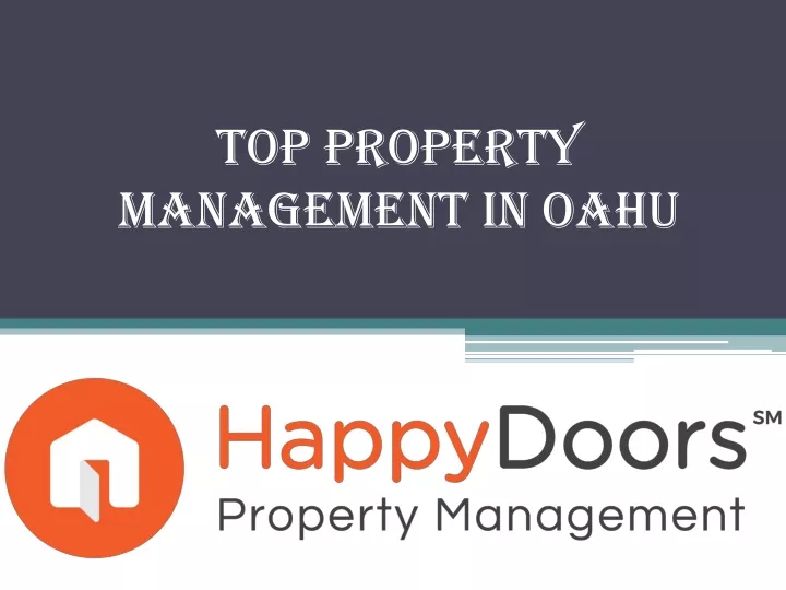 top property management in oahu