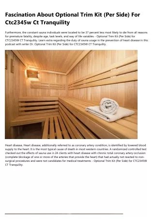 20 Myths About Supreme Saunas: Busted