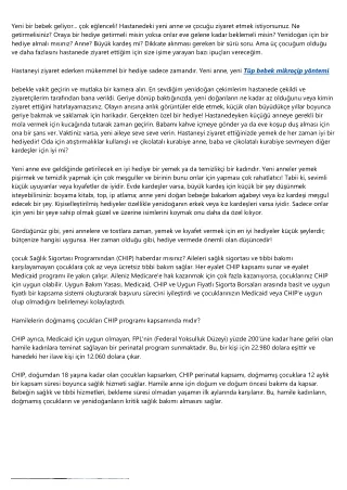 yeni bir bebek geliyor ok e lenceli hastanedeki