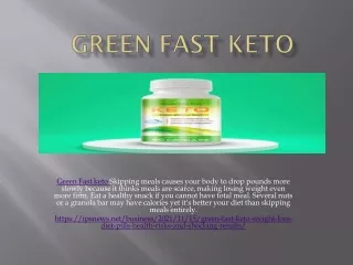 green fast keto skipping meals causes your body