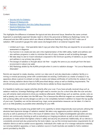 Radiation Legislation And Safety Criteria