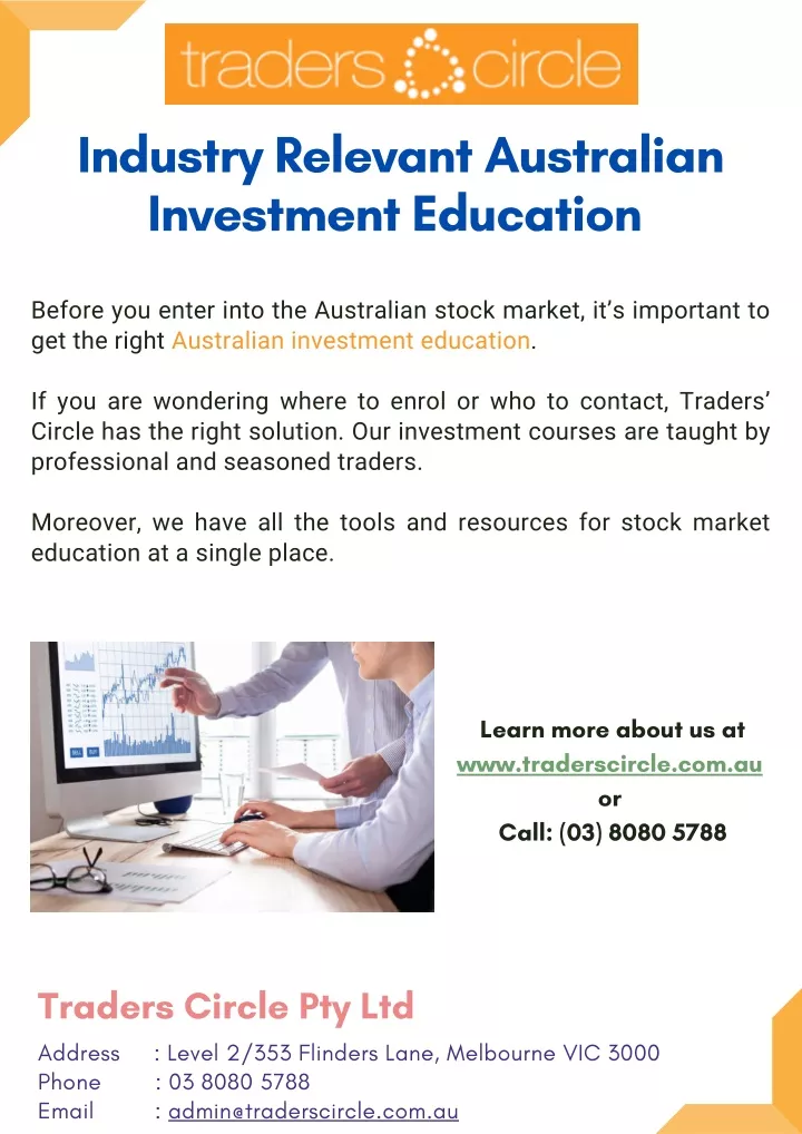 industry relevant australian investment education