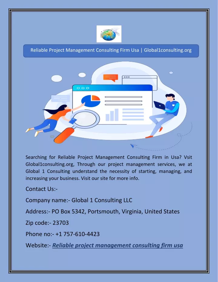 reliable project management consulting firm