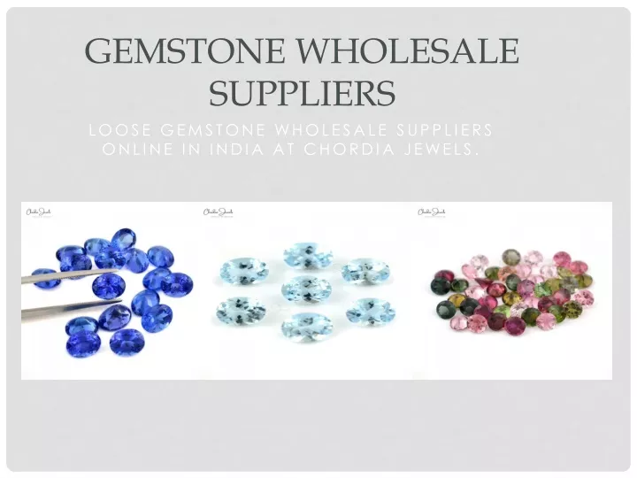gemstone wholesale suppliers